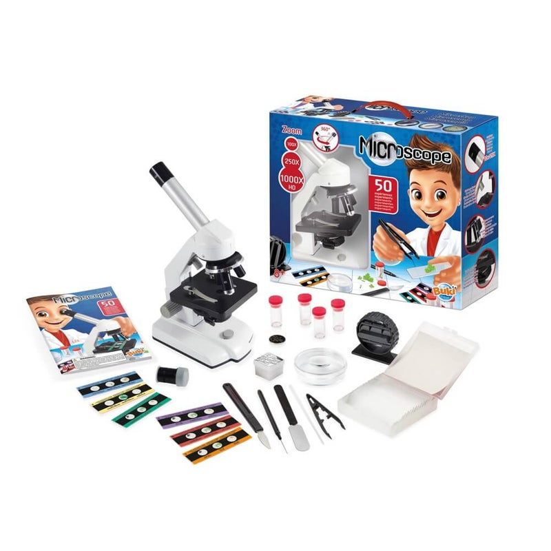 Buki Microscope with 50 Experiments Science Kit - Image 2